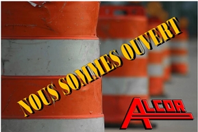 Ouvert lors des vacances de la construction Ouvert lors des vacances de la construction