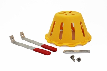 Crépine de plastique jaune 02-ROODRC-08