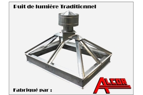 Disponible sur mesure: Puit de lumière traditionnel Disponible sur mesure: Puit de lumière traditionnel