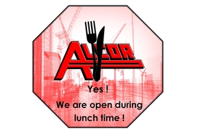 We are open during lunch time !