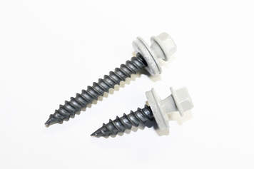 White Sheet Metal Screws