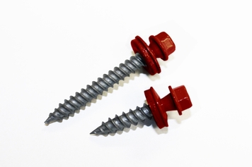 Bright Red Sheet Metal Screws