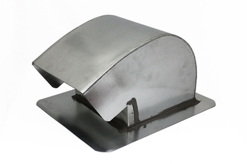 10x10 Galvanized Roof Cap with Dampener