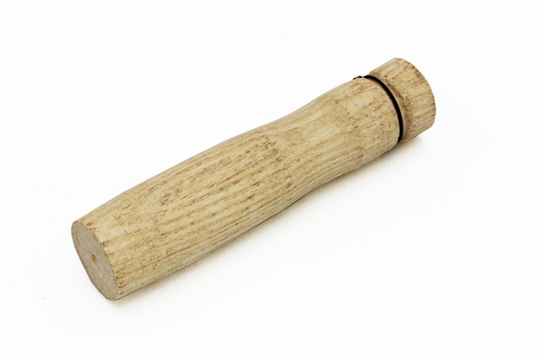 Wood handle for soldering copper