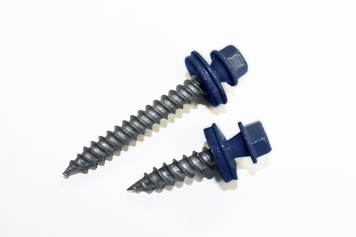 Slate Blue Sheet Metal Screws