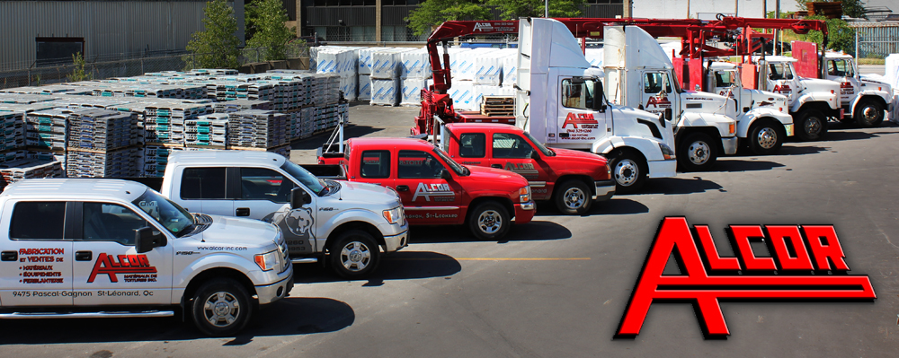Flotte de camions Alcor livraison